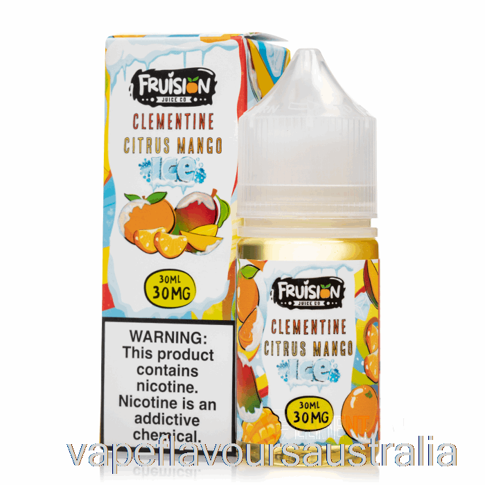Vape Flavours Australia ICED Clementine Citrus Mango - Fruision Salts - 30mL 30mg